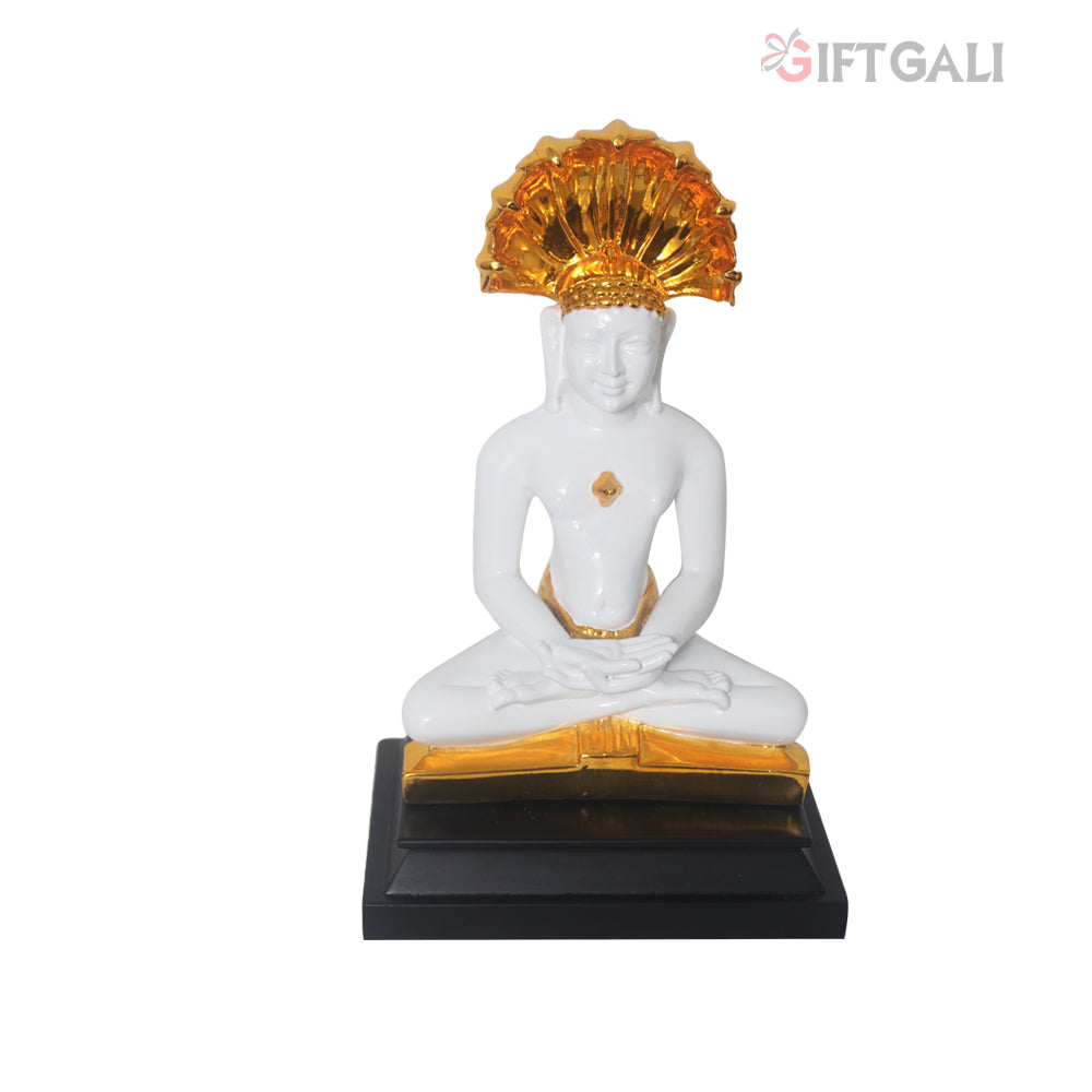 Gold Plated Parshwanath Ji Showpiece 32 cm-G82X0008W