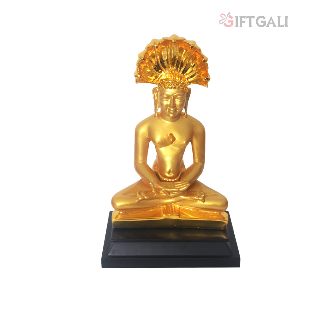 Gold Plated Parshwanath Ji Statue 32 cm-G82X0008Y