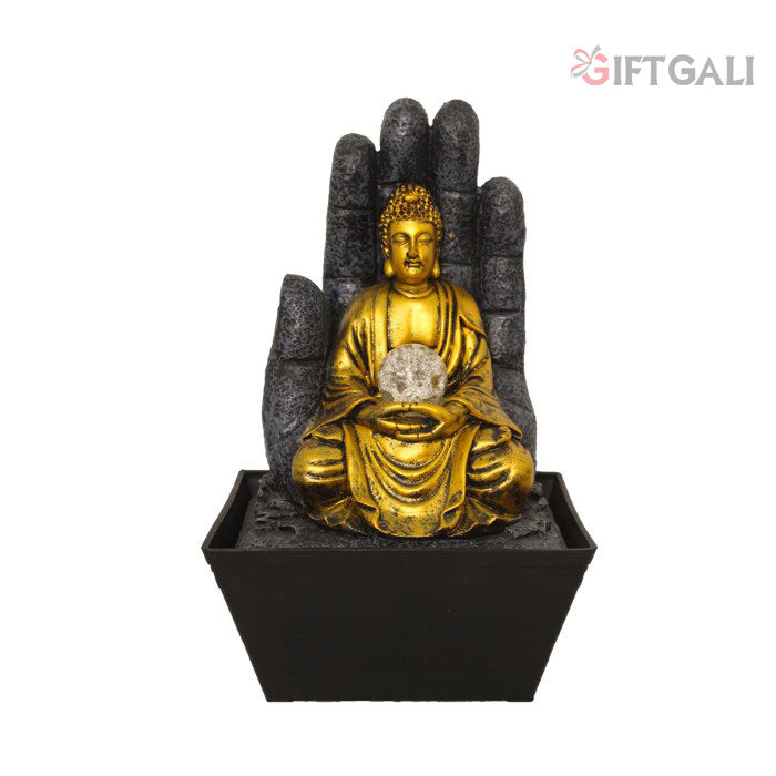 Hand Buddha Tabletop Water Fountain Showpiece 42 cm G57X0314FGAMX