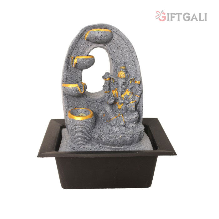 Handicraft Ganesha Tabletop Water Fountain Showpiece 40 cm G57X0194FGDMX