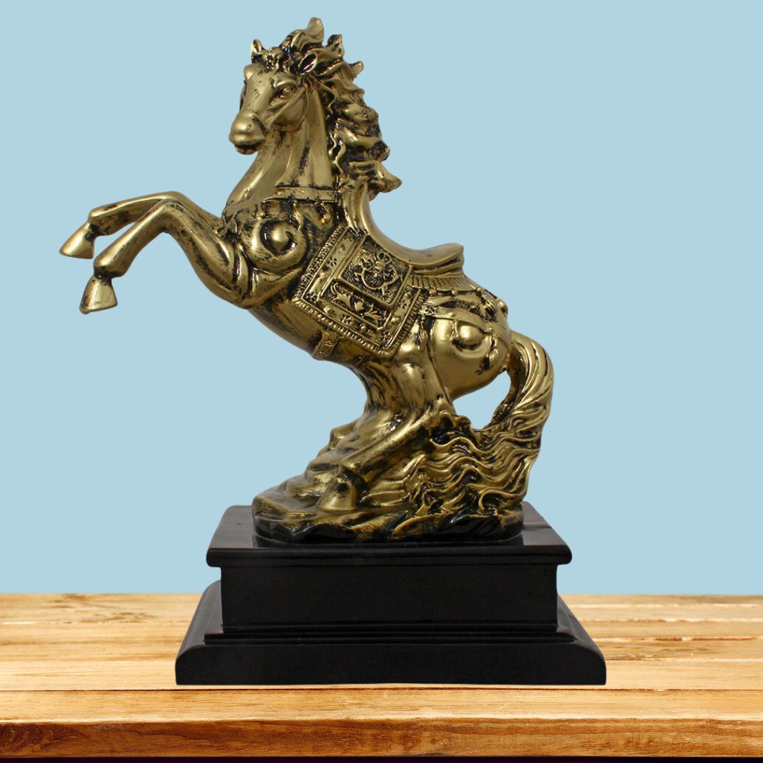 Home Decor Victory Horse Statue Bronze Antique 26 cm-G57R1180BBAGX