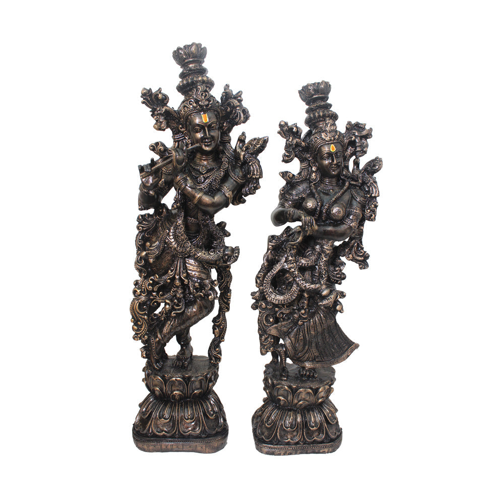 Iskcon Radha Krishna Statue Showpiece 72 cm G57X1439BBAGX