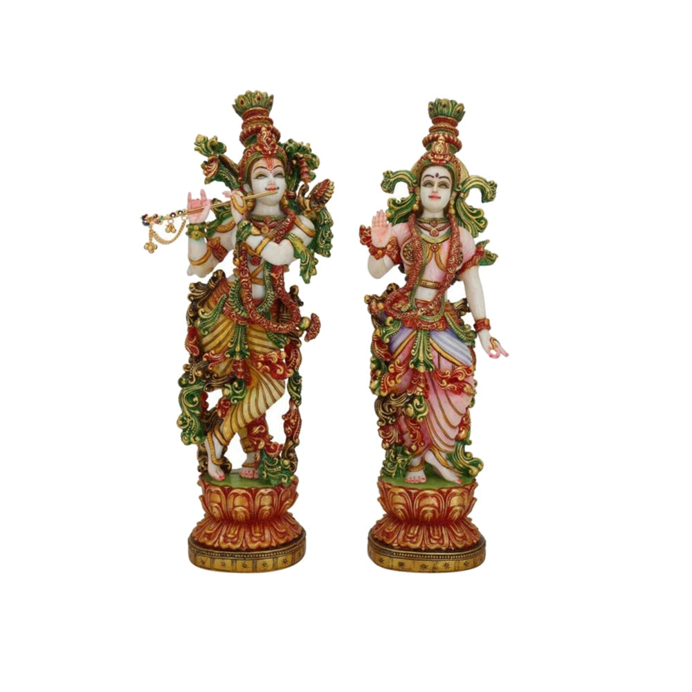 Iskcon Radha Krishna Statue Showpiece 72 cm G57X1439WMCGX