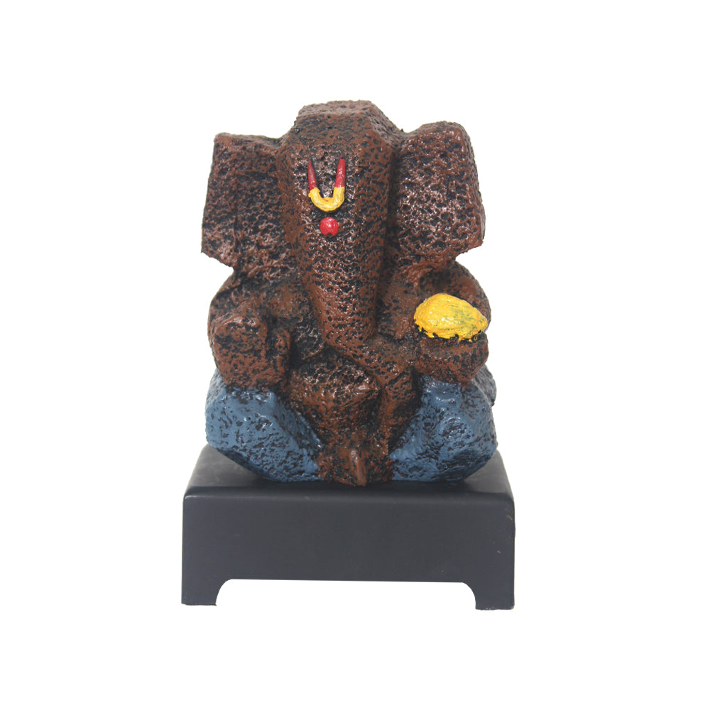 Laddu Ganesha Idol Showpiece with base 17 cm G57W1249AFNMX