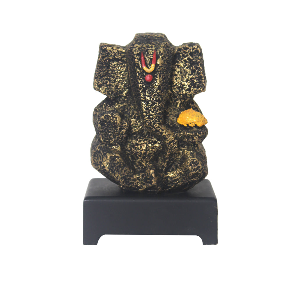 Laddu Ganesha Idol Showpiece with base 17 cm G57W1249BBAGX