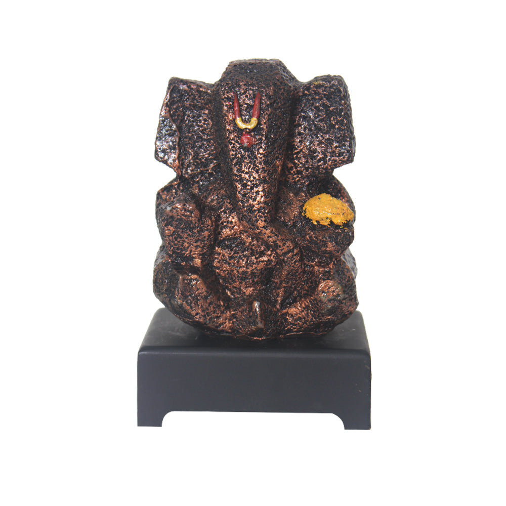 Laddu Ganesha Idol Showpiece with base 17 cm G57W1249CCAGX