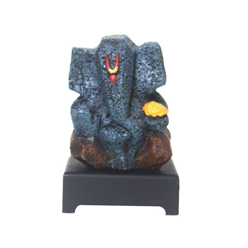 Laddu Ganesha Idol Showpiece with base 17 cm G57W1249FANMX