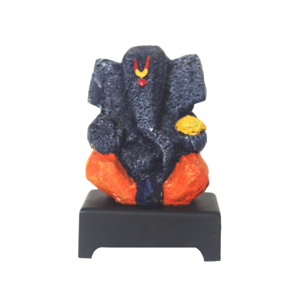 Laddu Ganesha Idol Showpiece with base 17 cm G57W1249NONMX