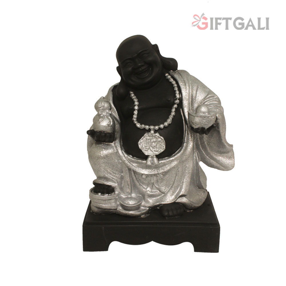 Laughing Buddha Gift Figurine Glitter Matt Finish 29 cm-G57R1072KSGMX