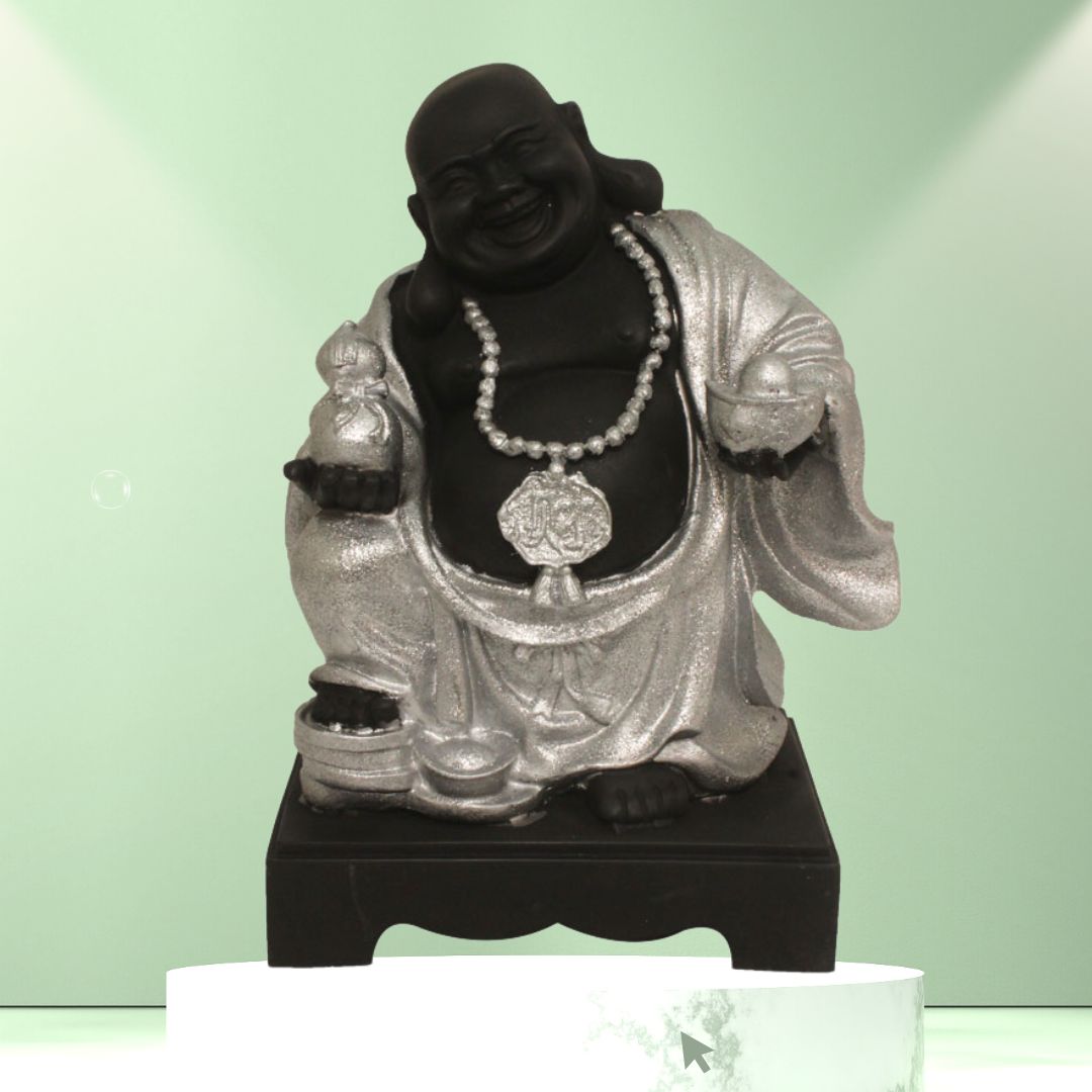 Laughing Buddha Home Decor Glitter Matt Finish 28 cm-G57R1078KSGMX