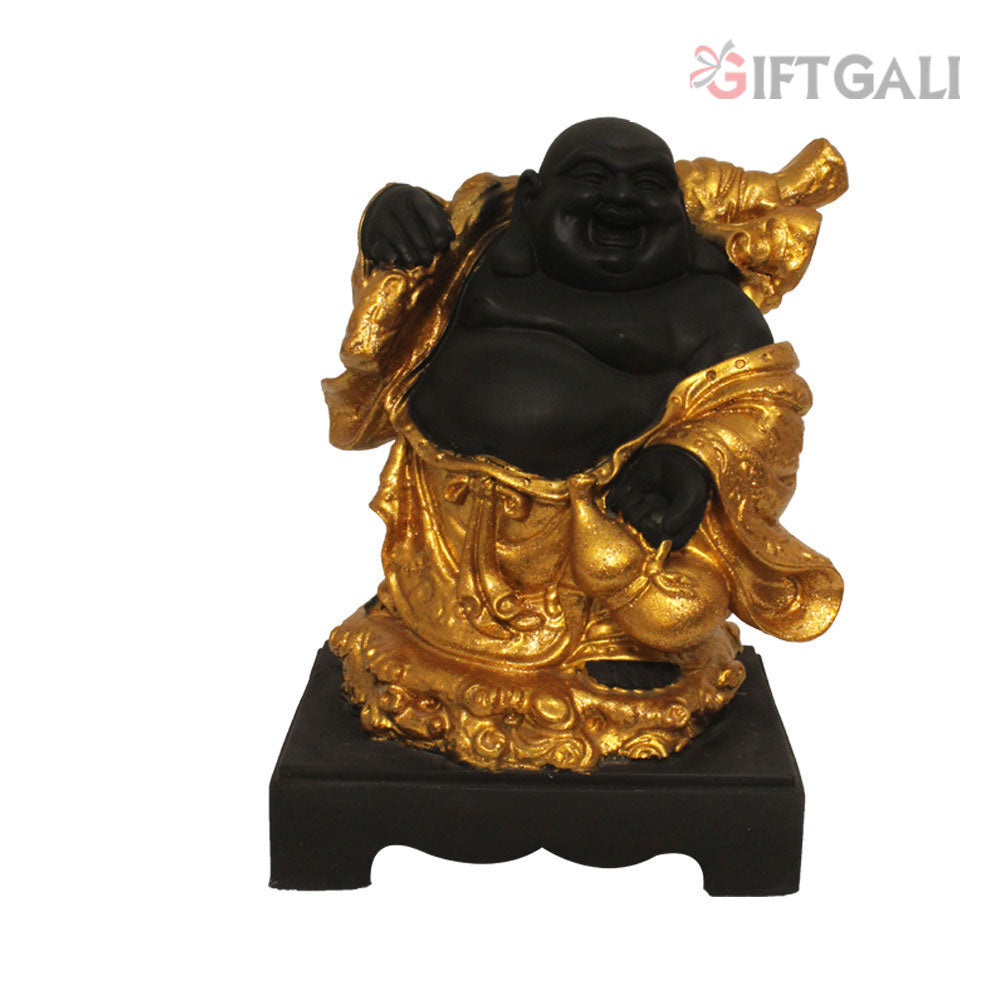 Laughing Buddha Idol Glitter Matt Finish 25 cm-G57R1071KGGMX