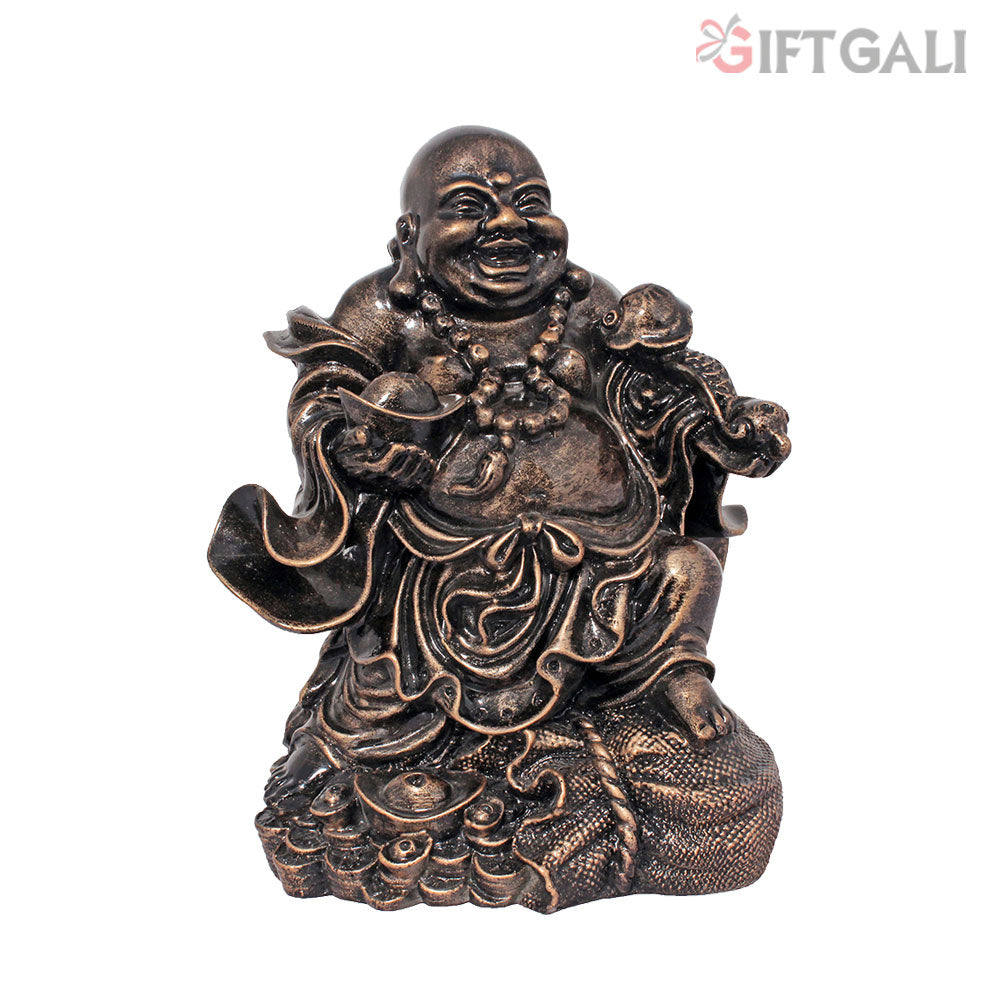 Laughing Buddha Statue For Gift Bronze Antique 25 cm-G57X1070BBAGX