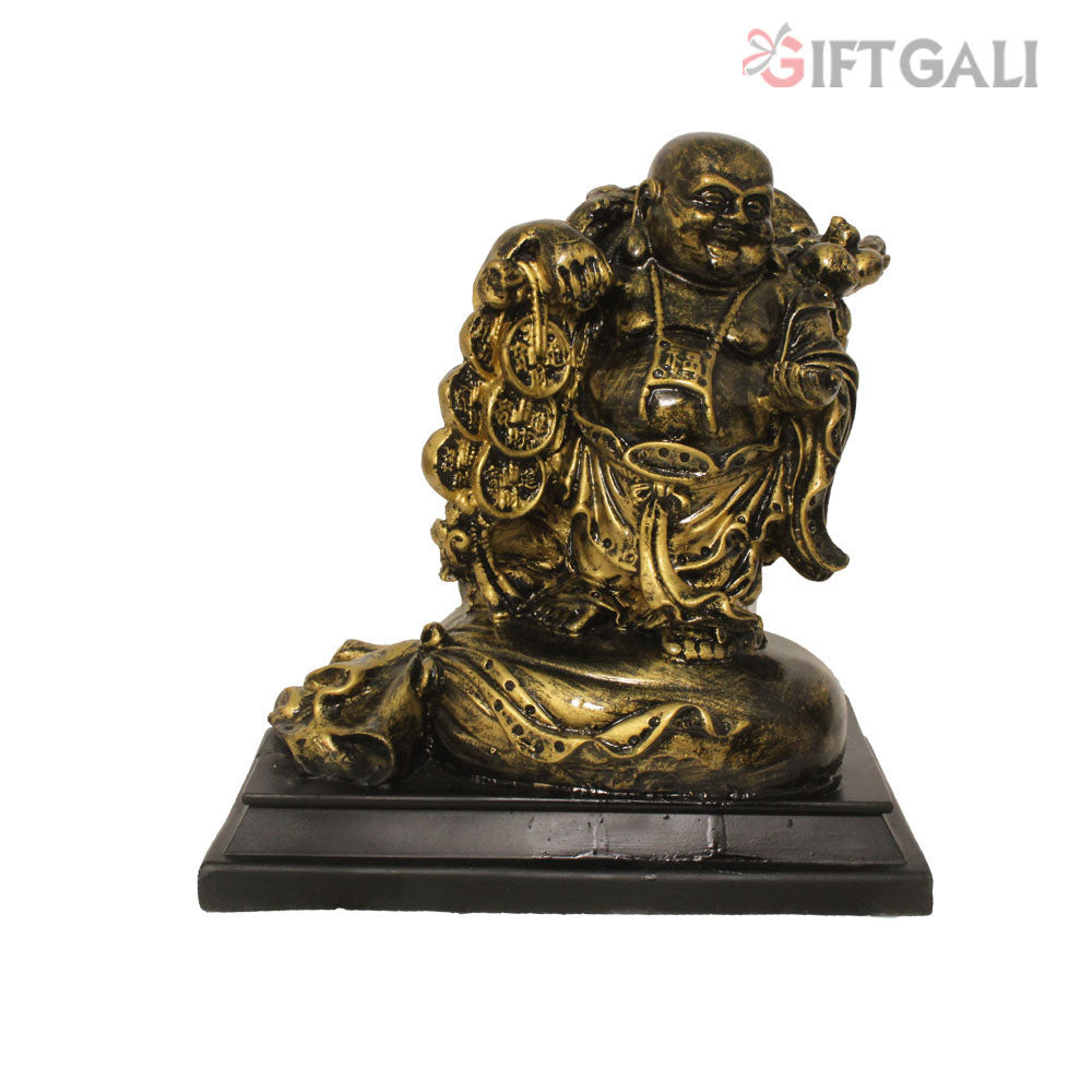 Laughing Buddha Vastu Showpiece Bronze Antique 25 cm-G57R1073BBAGX