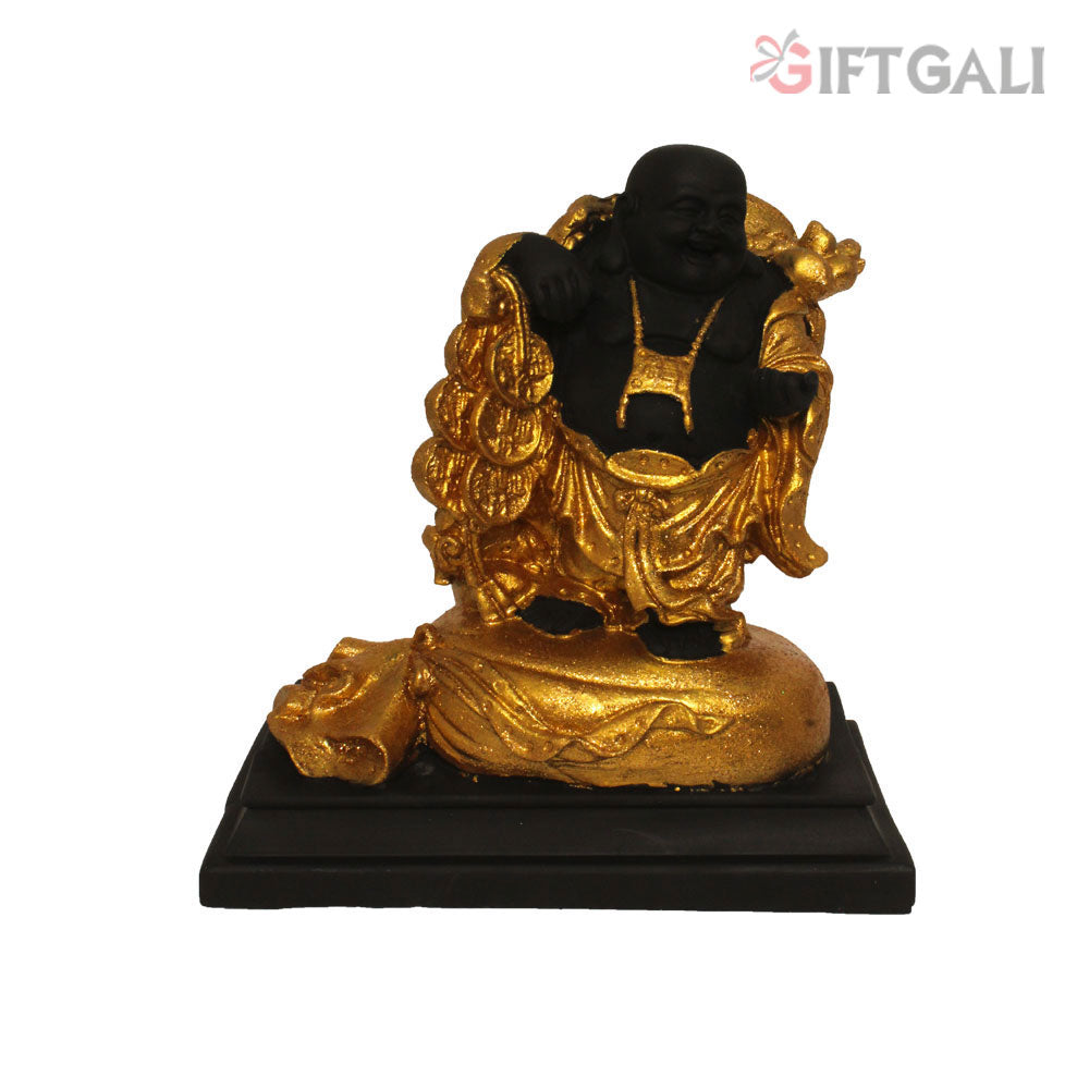 Laughing Buddha Vastu Showpiece Glitter Matt 25 cm-G57R1073KGGMX