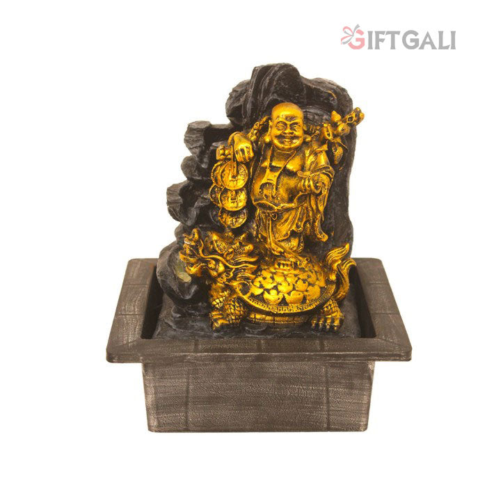 Laughing Buddha Water Fountain 26 cm G57X0607FGAMX