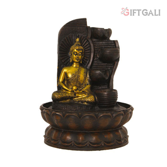 Lord Buddha Diya Indoor Water Fountain 27 cm G57X0488AGAMX