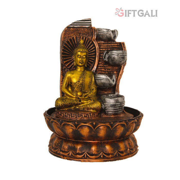 Lord Buddha Diya Indoor Water Fountain 27 cm G57X0488MGAMX