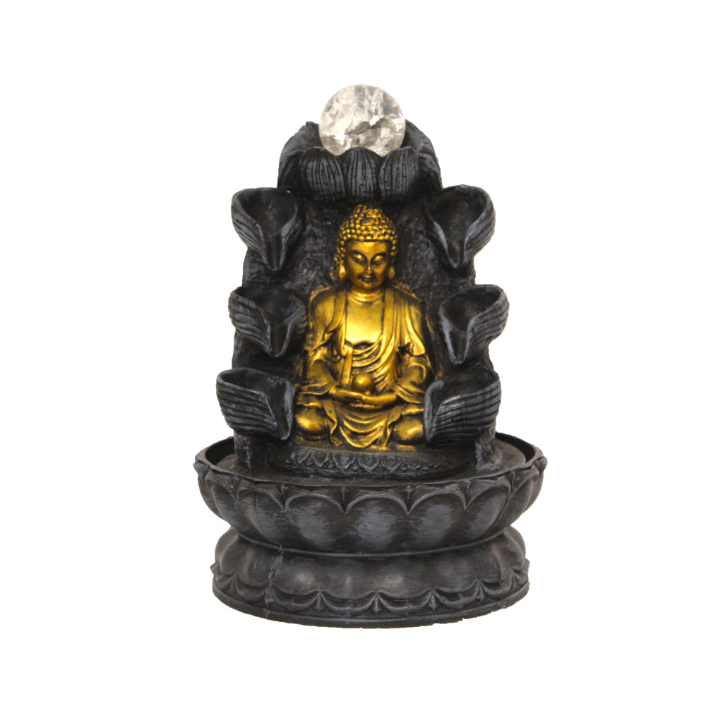 Lord Buddha Fountain Tabletop Showpiece 27 cm G57X0456FGAMX