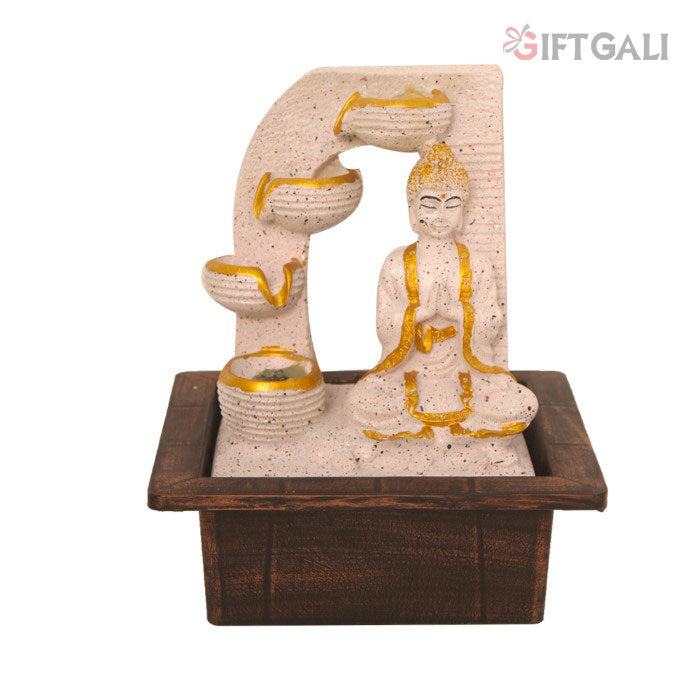 Lord Buddha Indoor Tabletop Fountain 26 cm G57X0459PGDMX