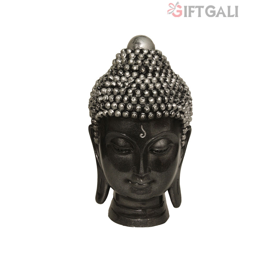 Lord Buddha Statue Silver Antique Finish 12 cm-G57X1058SSAGX