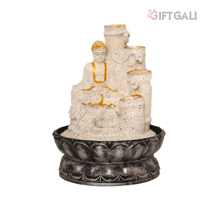 Lord Buddha Tabletop Water Fountain 27 cm G57X0463WGDMX