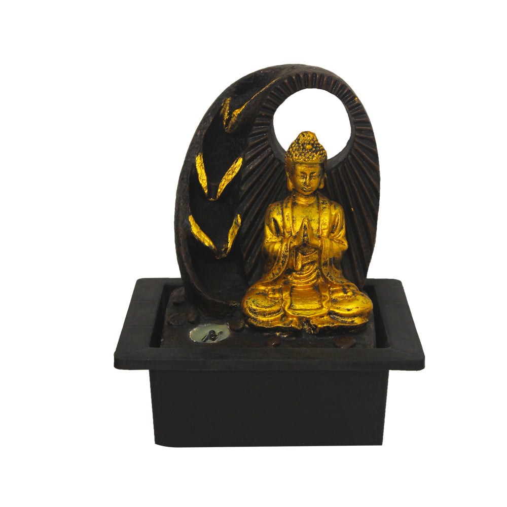 Lord Buddha Water Fountain Showpiece 26 cm G57X0460AGAMX