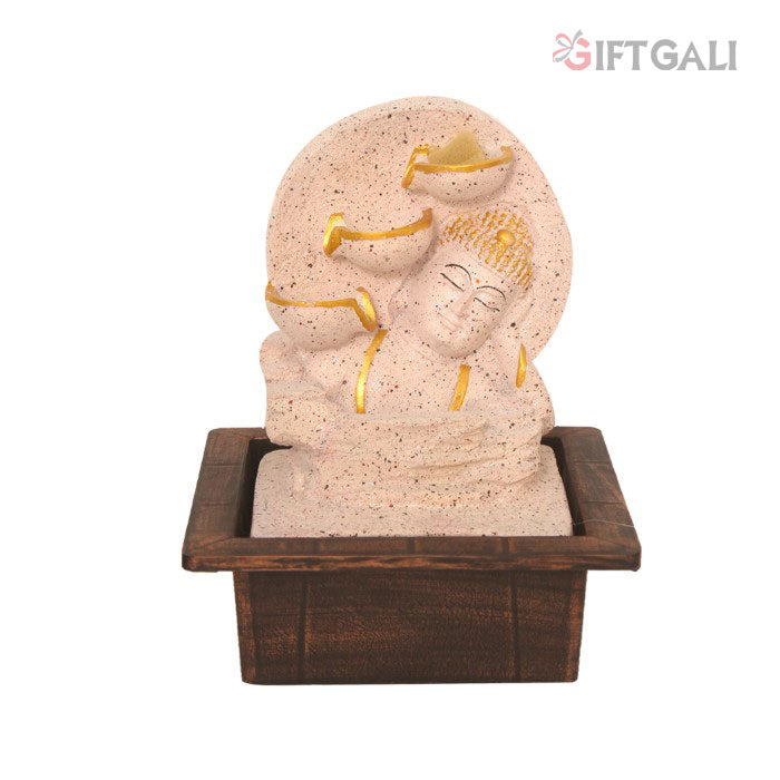 Lord Buddha iNdoor Fountain Showpiece 26 cm G57X0486PGDMX