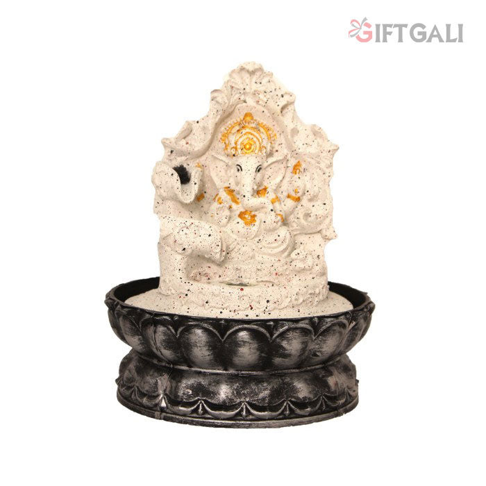 Lord Ganesha Tabletop Fountain Showpiece 26 cm G57X0484WGDMX