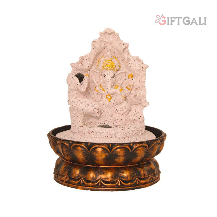 Lord Ganesha Tabletop Water Fountain Showpiece 26 cm G57X0484PGDMX