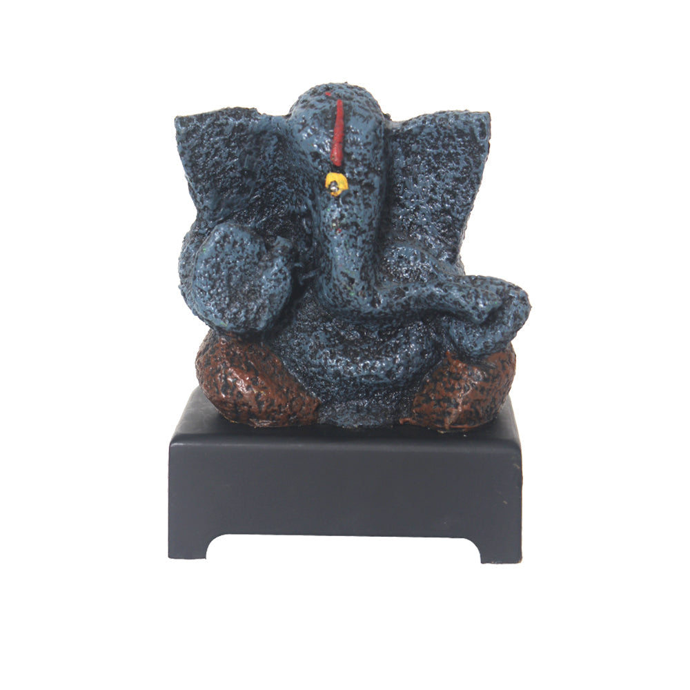 Lord Ganpati Idol Showpiece with base 16 cm G57W1246FANMX