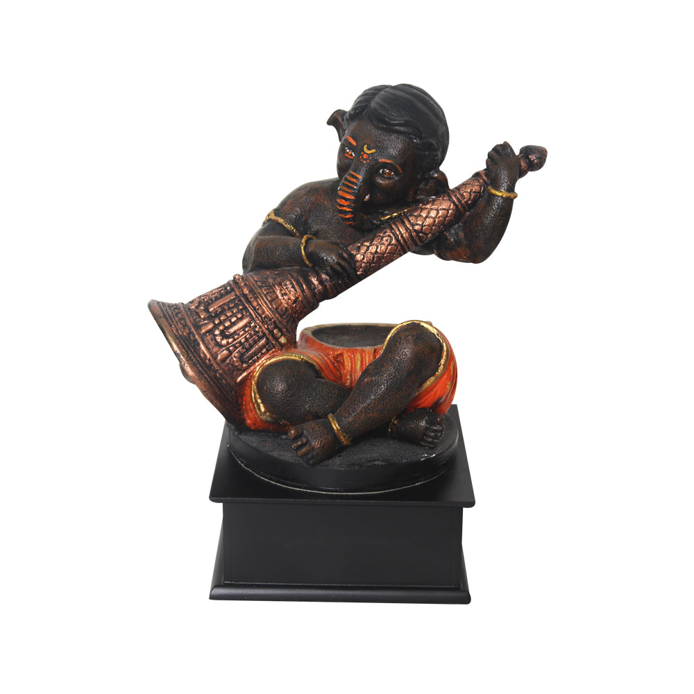 Lord Ghanti Ganesha Idol with Base 31 cm G57W1667ACAMX