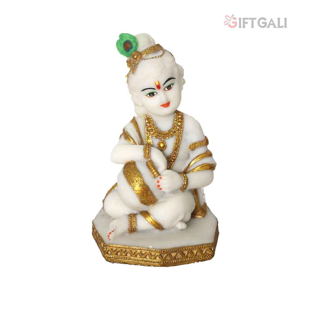 Lord Maakhan Chor Krishna Idol 18 cm G57X1665WGCMX