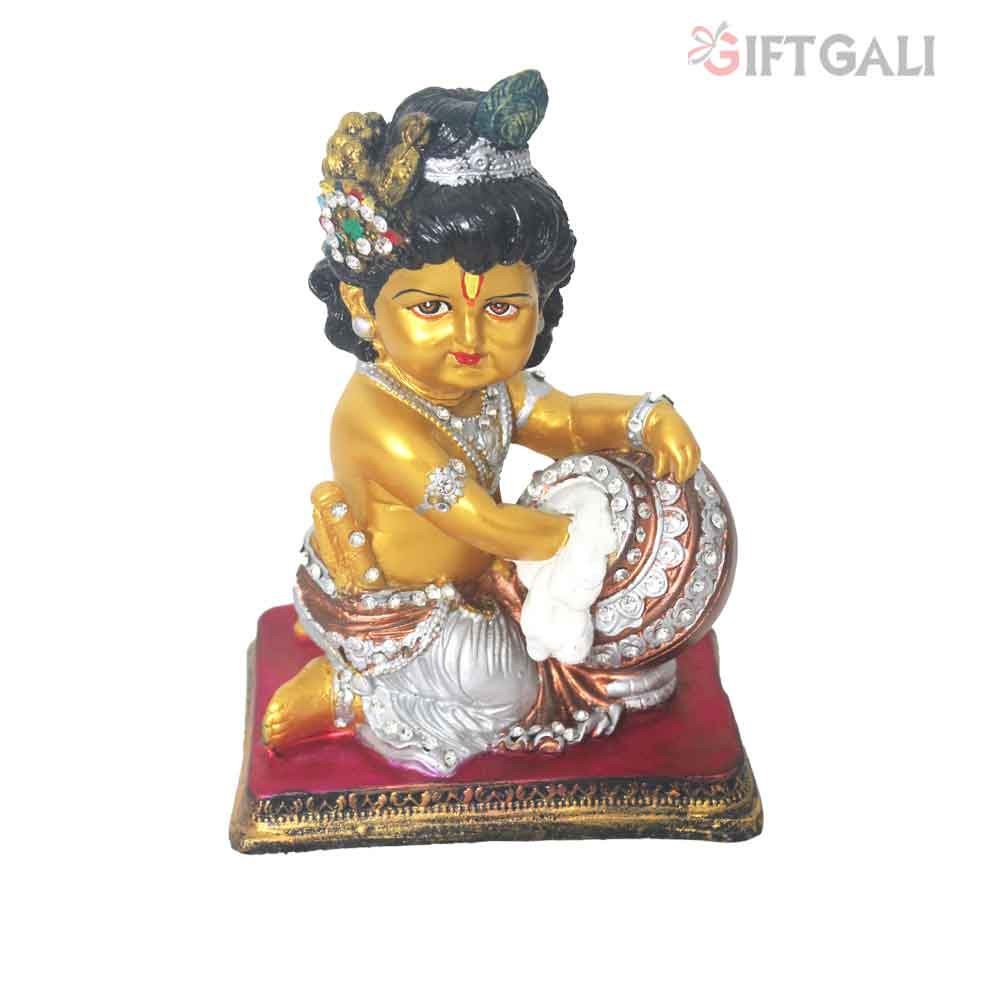 Lord Maakhan Krishna Statue Idol 20 cm G57X1394GMLMZ