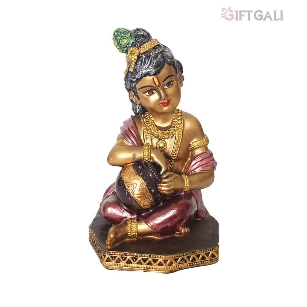 Lord Matki Krishna Showpiece 18 cm G57X1665GRLMX