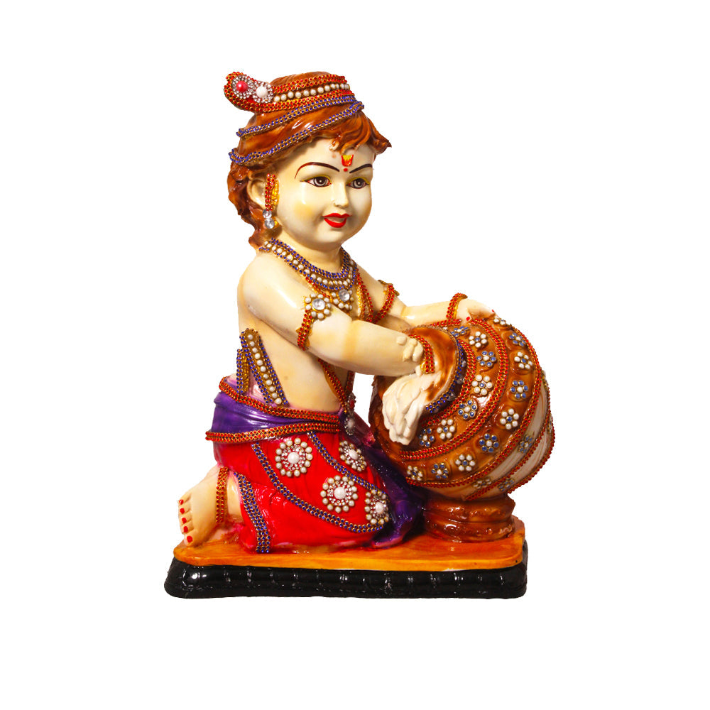 Maakhan Chor Ganesha Idol 40 cm G57X1553VRLGZ