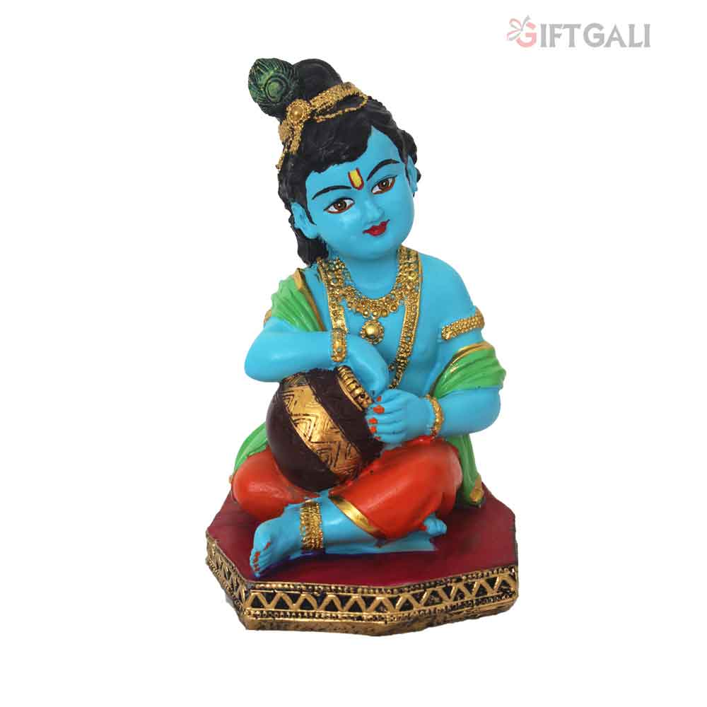 Maakhan Krishna Statue Idol Showpiece 18 cm G57X1665NMLMX