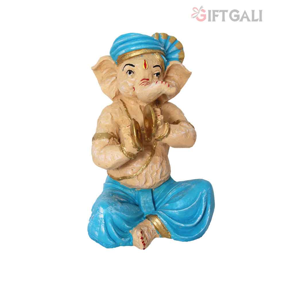 Manjeera Ganesha Idol Murti 25 cm G57X1104VQLMX