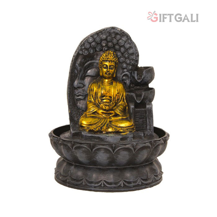 Meditating Buddha Indoor Water Fountain 27 cm G57X0481FGAMX