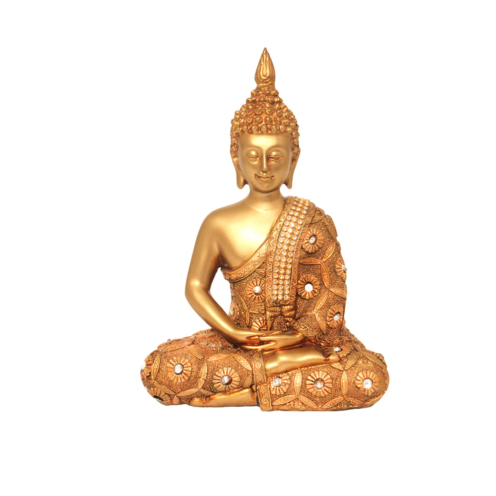 Meditating Buddha Statue Showpiece 21 cm G57X1472GGNGZ