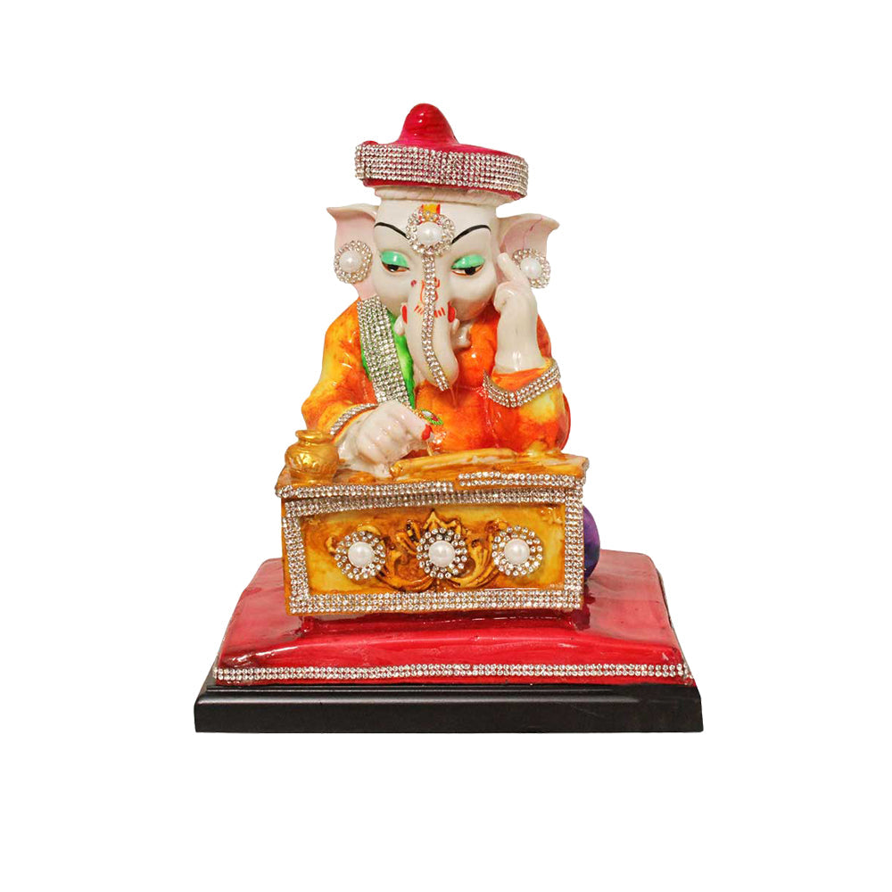 Muneem Ganesha Statue Showpiece 22 cm G57X1531WYLGZ