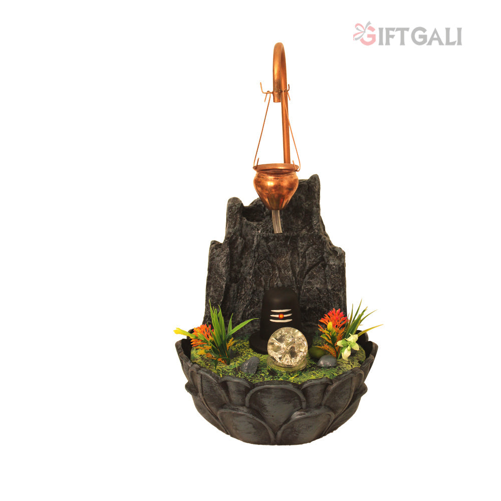 Pahad Shivling Indoor Fountain Showpiece 51 cm G57X0642FHAMX-645