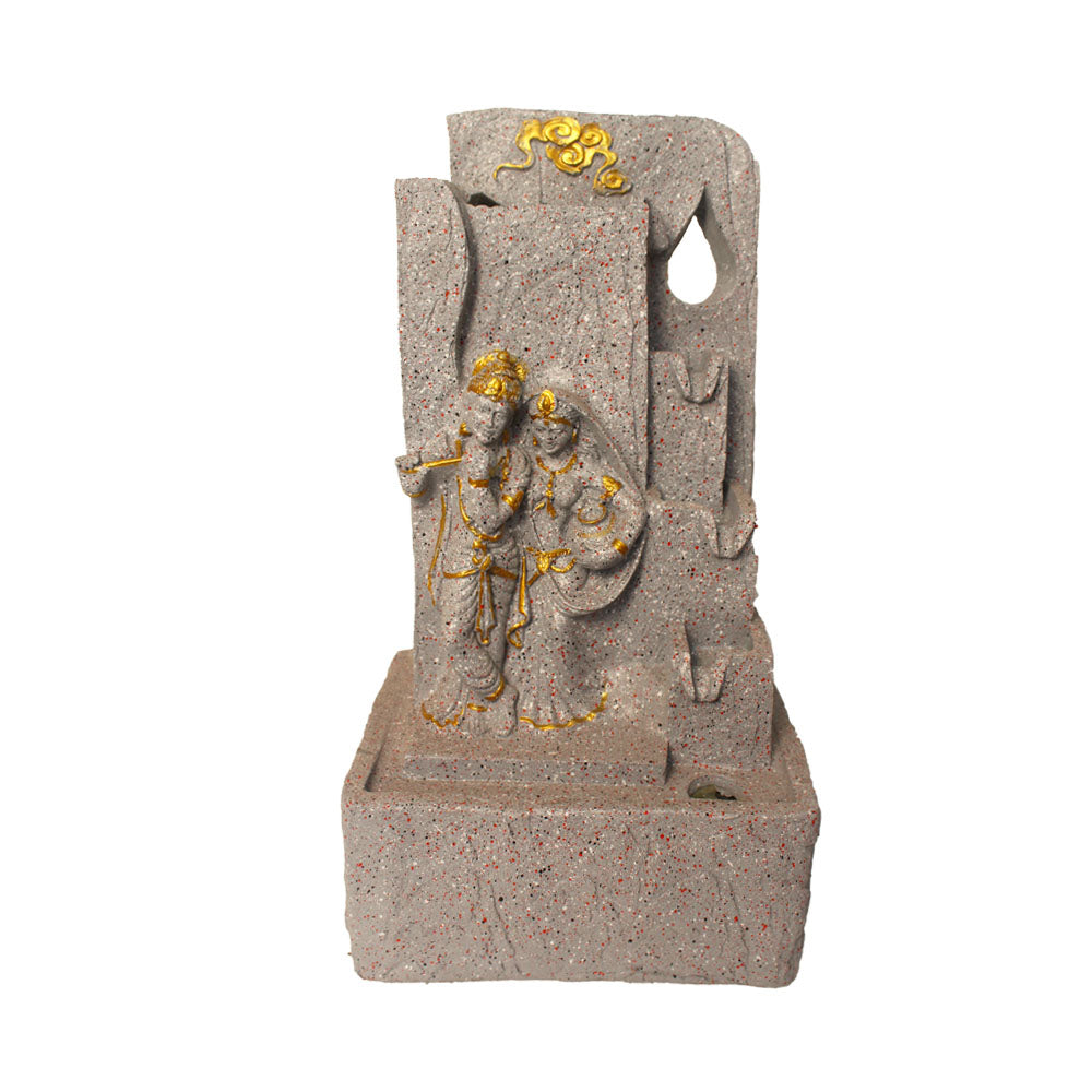 Radha Krishna Indoor Water Fountain 54 cm G57X0434FGDMX