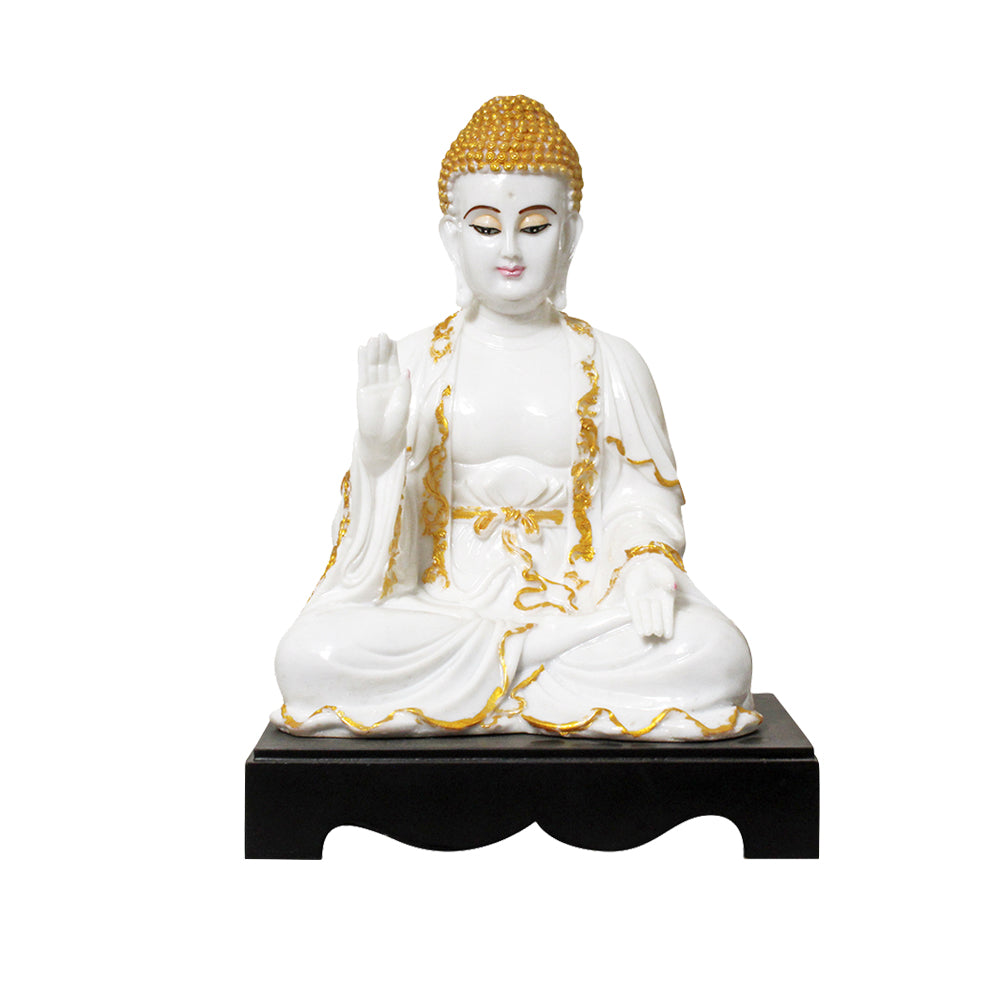 Samadhi Buddha Idol Statue 34 cm G57W1411WGCGX