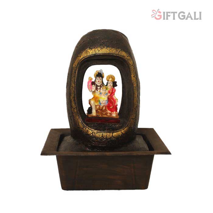 Shiv Parivar Water Fountain Showpiece 41 cm G57X0529AGAMX-67X0036M