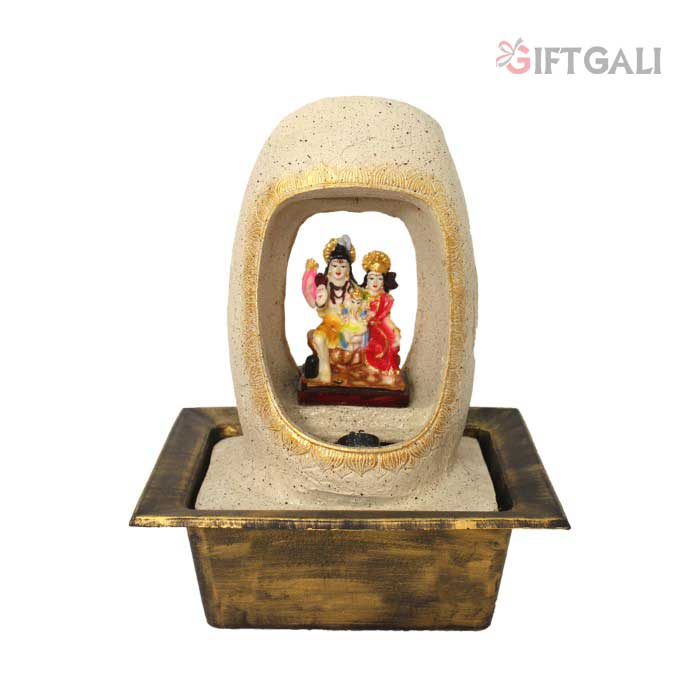 Shiv Parivar Water Fountain Tabletop showpiece 41 cm G57X0529IGDMX-67X0036M