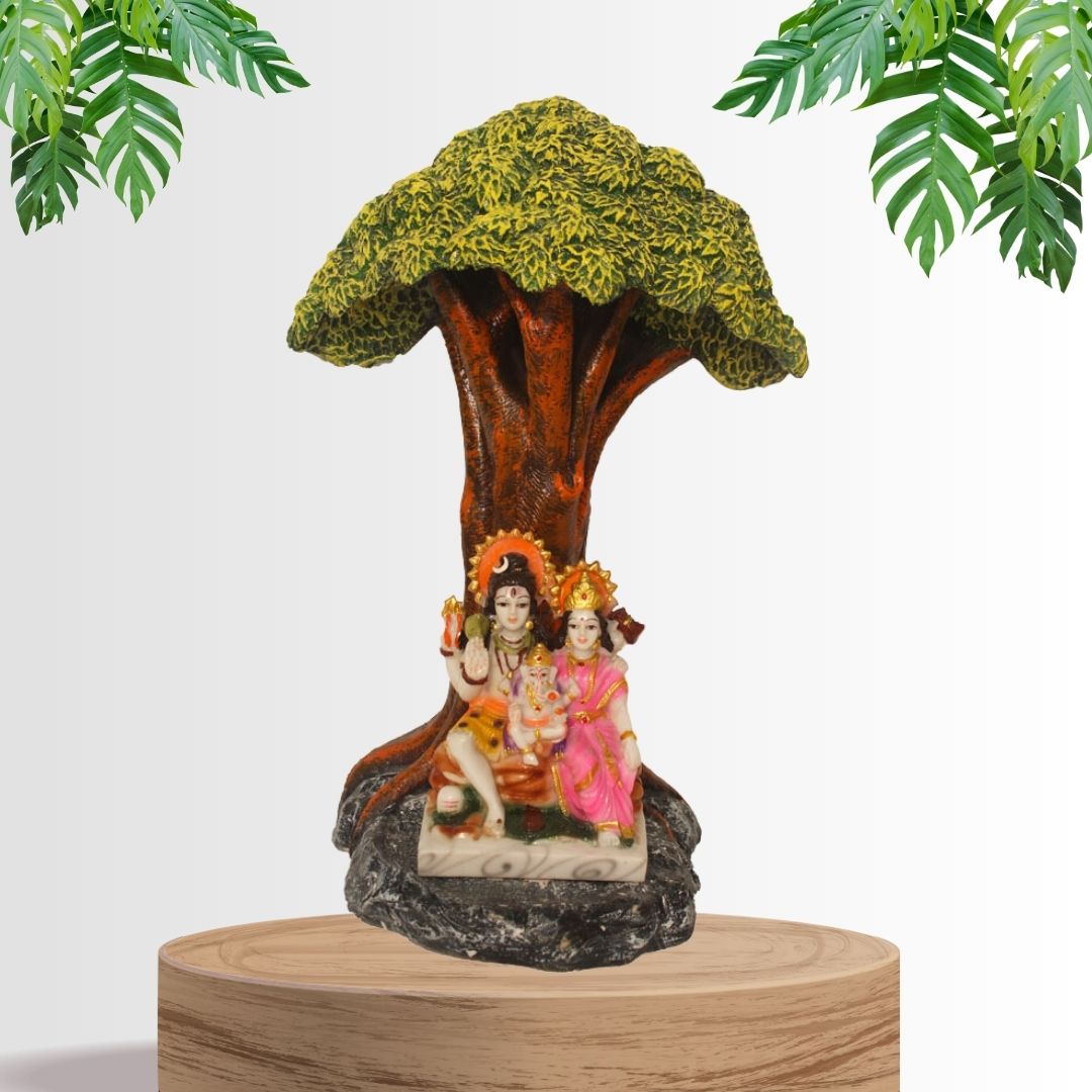 Shiv Pariwar Tree Showpiece Antique 44 cm G57X1321HAMG2-71X134M