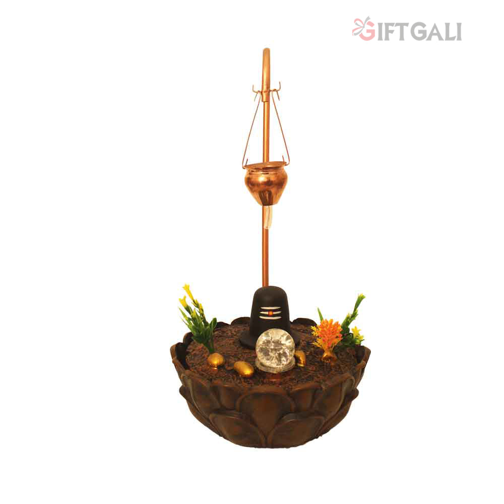 Shivling Water Fountain Showpiece 51 cm G57X0643AGAMX-645