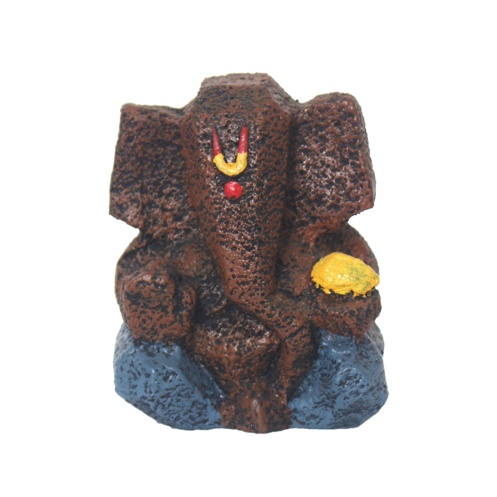 Small Laddu Ganesha Idol Showpiece 14 cm G57X1249AFNMX