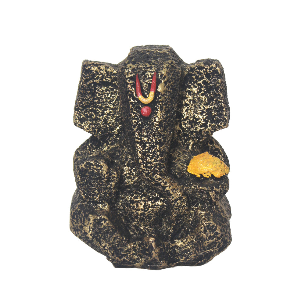 Small Laddu Ganesha Idol Showpiece 14 cm G57X1249BBAGX