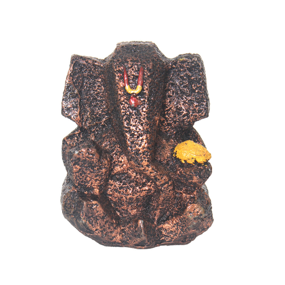 Small Laddu Ganesha Idol Showpiece 14 cm G57X1249CCAGX